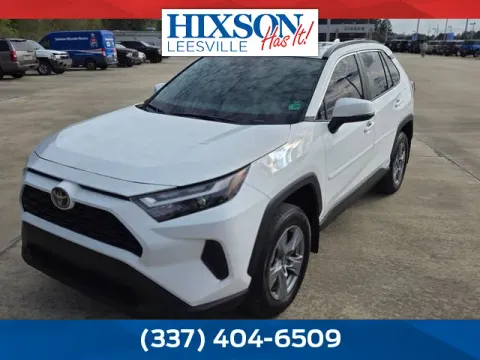 White 2025 Toyota RAV4 Hybrid XLE for sale in Leesville, LA