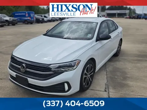 White 2023 Volkswagen Jetta 1.5T Sport for sale in Leesville, LA