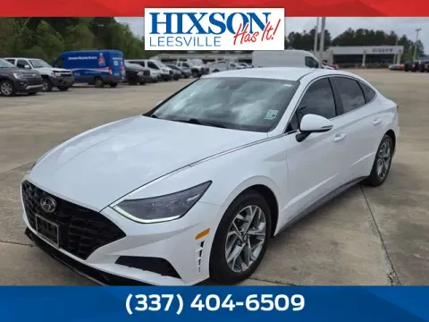 White 2023 Hyundai Sonata SEL for sale in Leesville, LA