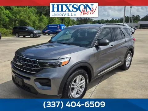 Gray 2021 Ford Explorer XLT for sale in Leesville, LA