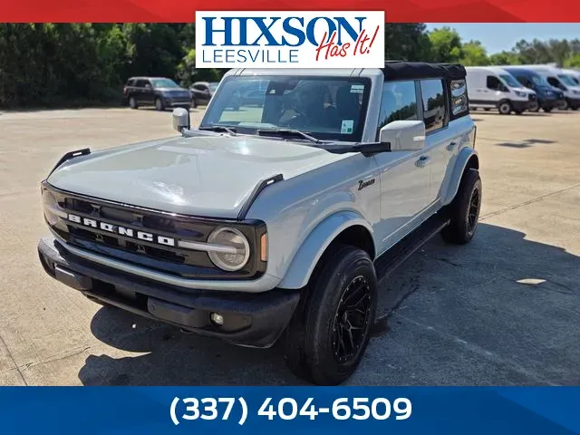 Gray 2023 Ford Bronco Outer Banks for sale in Leesville, LA