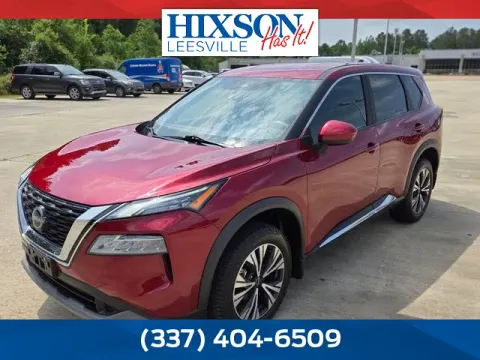 Red 2023 Nissan Rogue SV for sale in Leesville, LA