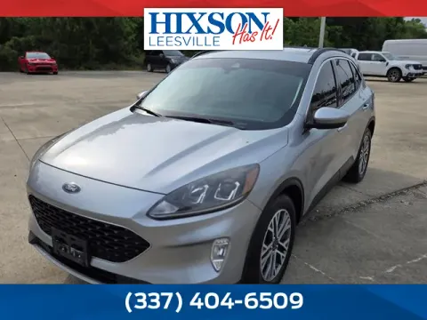 Silver 2021 Ford Escape Hybrid SEL for sale in Leesville, LA
