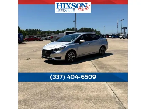 Silver 2023 Nissan Versa 1.6 SV for sale in Leesville, LA