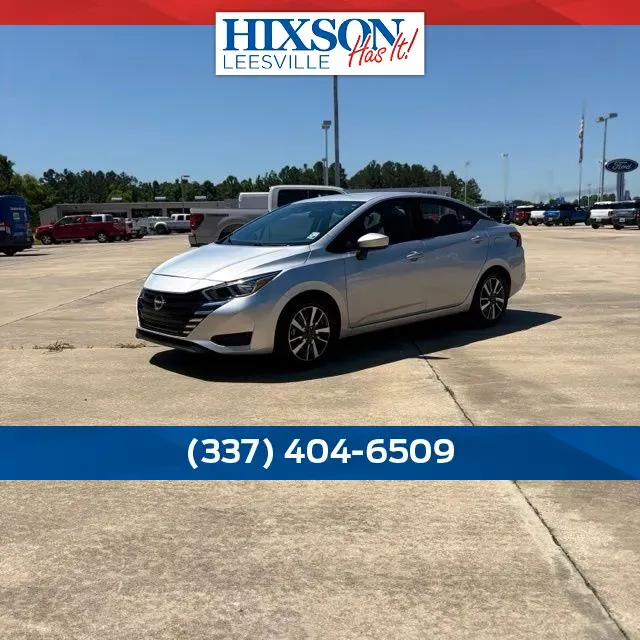 Silver 2023 Nissan Versa 1.6 SV for sale in Leesville, LA