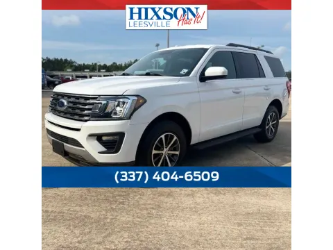White 2019 Ford Expedition XLT for sale in Leesville, LA