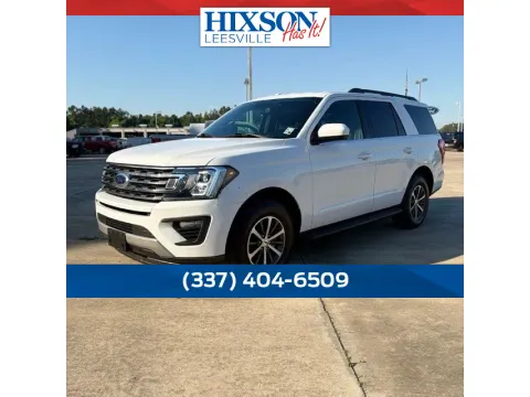 White 2019 Ford Expedition XLT for sale in Leesville, LA