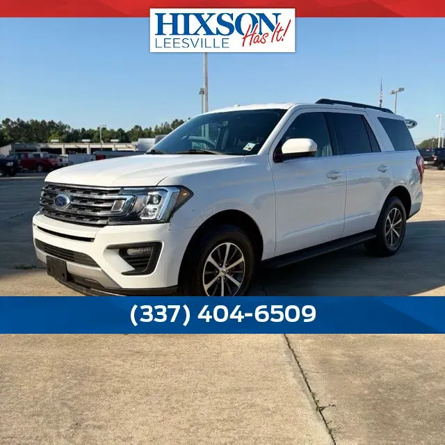 White 2019 Ford Expedition XLT for sale in Leesville, LA