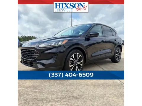 Black 2021 Ford Escape SE for sale in Leesville, LA