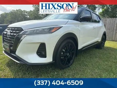 White 2022 Nissan Kicks SR for sale in Leesville, LA