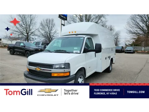 White 2025 Chevrolet Express Cutaway 3500 for sale in Florence, KY