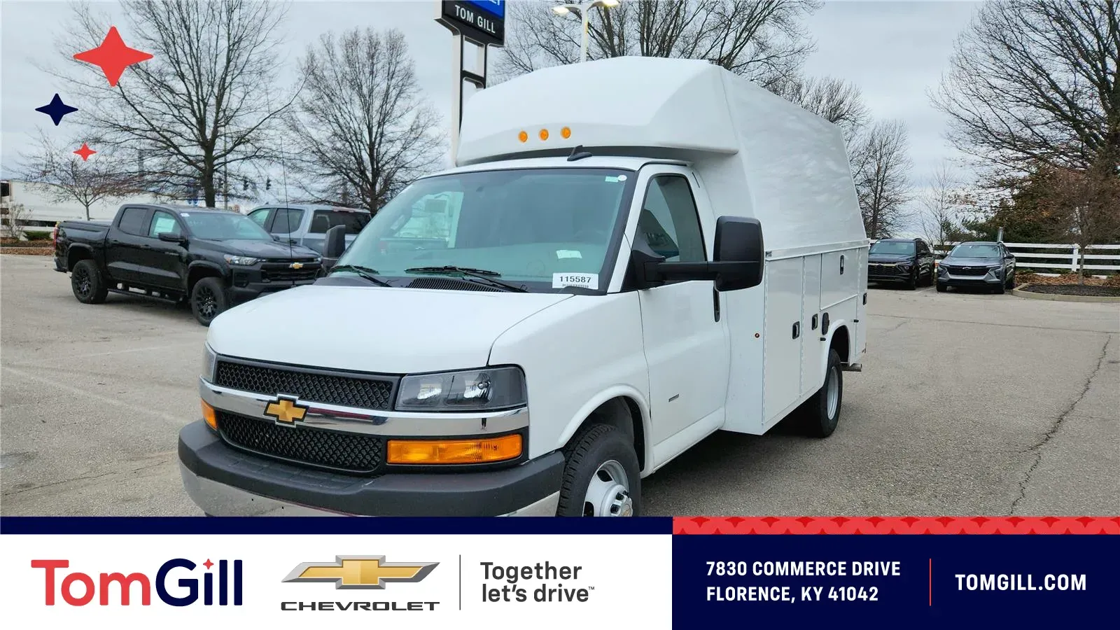 White 2025 Chevrolet Express Cutaway 3500 for sale in Florence, KY