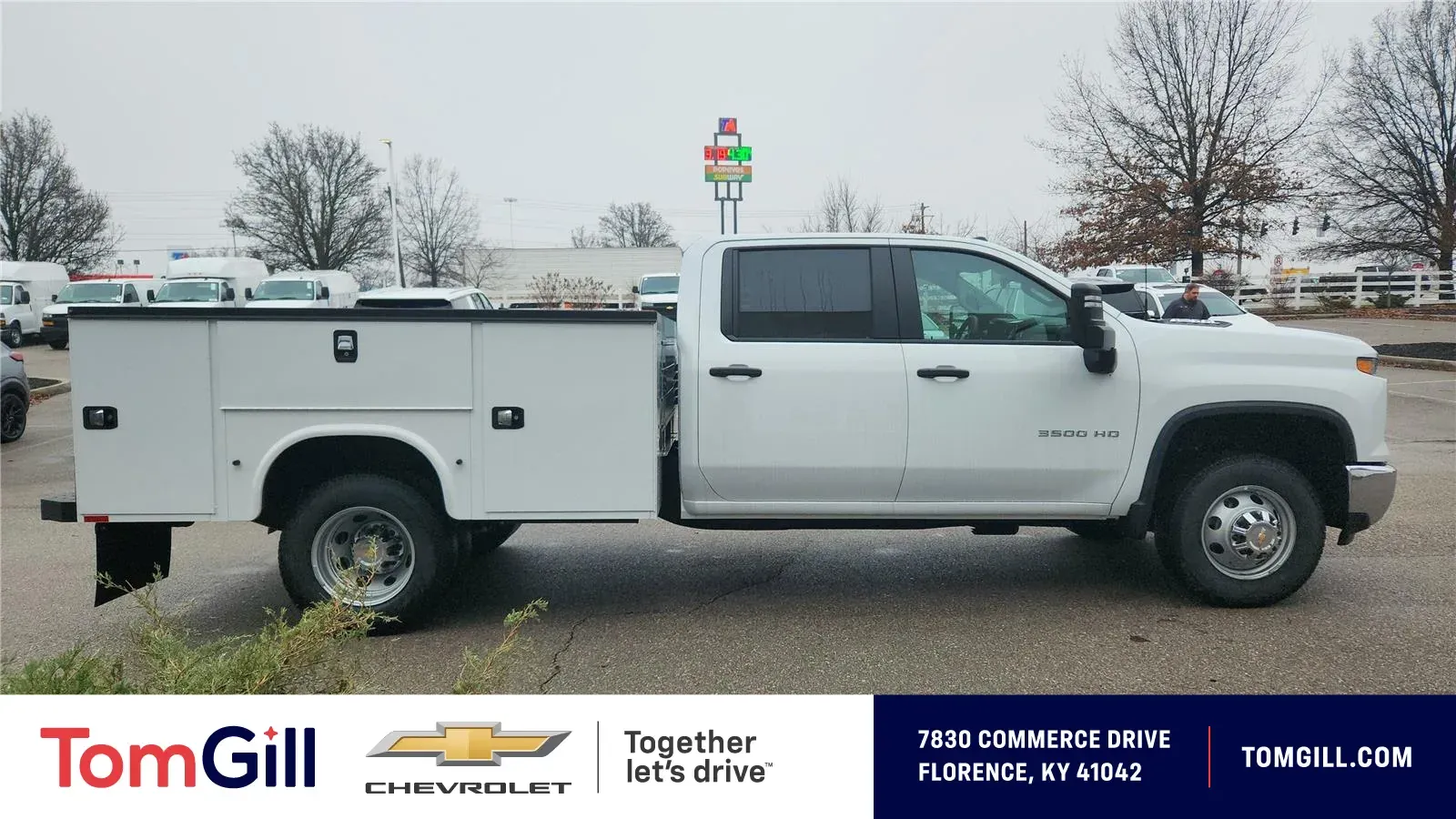 White 2026 Chevrolet Silverado 3500 HD CC Work Truck for sale in Florence, KY