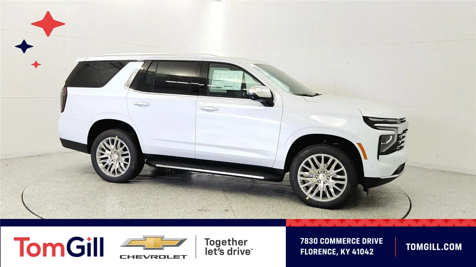White 2026 Chevrolet Tahoe Premier for sale in Florence, KY