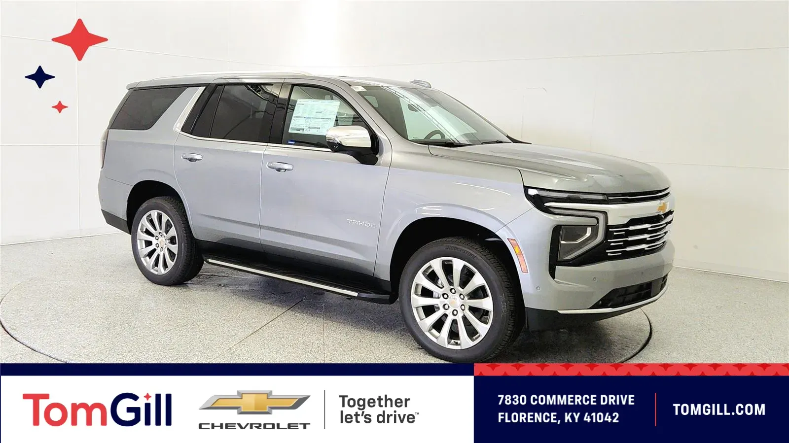 Gray 2026 Chevrolet Tahoe Premier for sale in Florence, KY