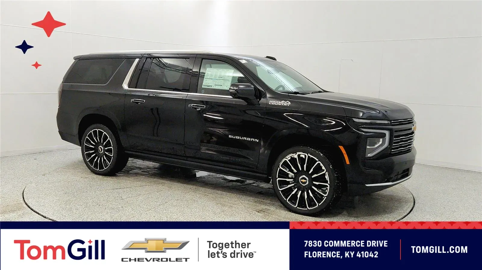 Black 2026 Chevrolet Suburban High Country for sale in Florence, KY