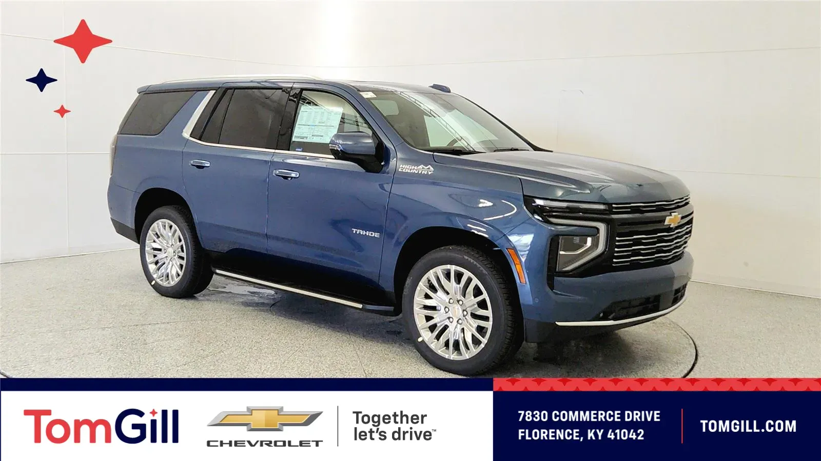 Blue 2026 Chevrolet Tahoe High Country for sale in Florence, KY