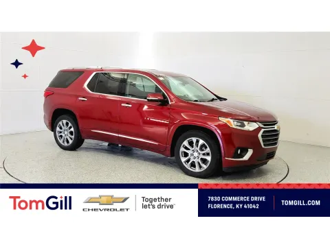 Red 2021 Chevrolet Traverse Premier for sale in Florence, KY