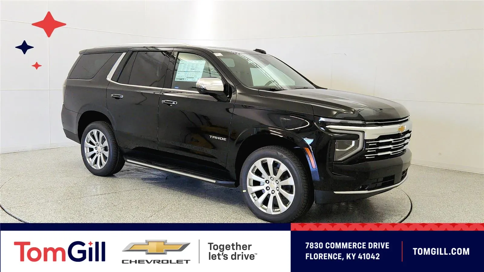 Black 2026 Chevrolet Tahoe Premier for sale in Florence, KY