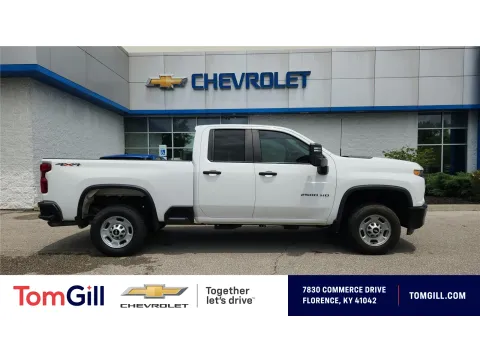 White 2020 Chevrolet Silverado 2500 HD Work Truck for sale in Florence, KY