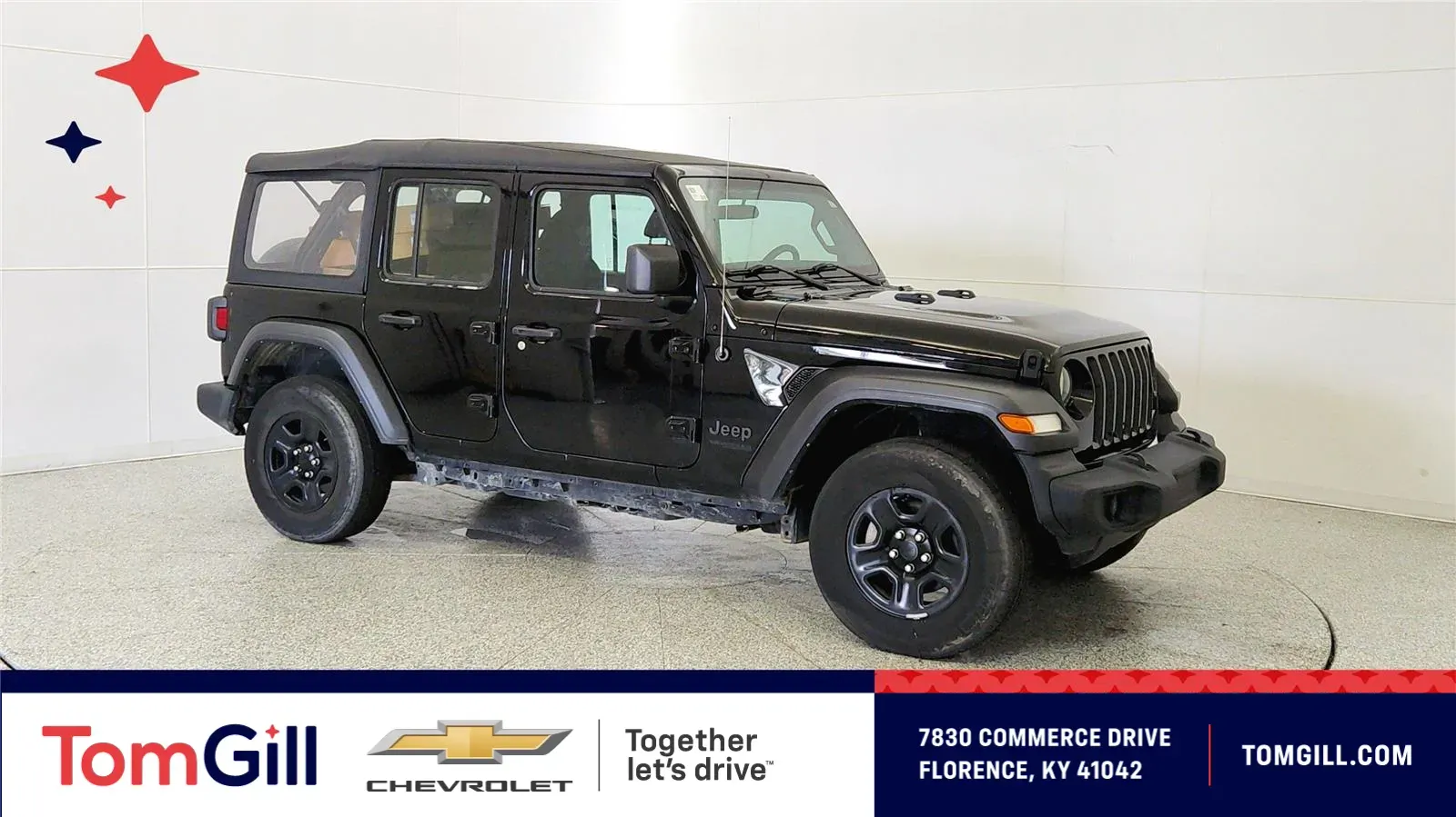 Black 2022 Jeep Wrangler Unlimited Sport for sale in Florence, KY