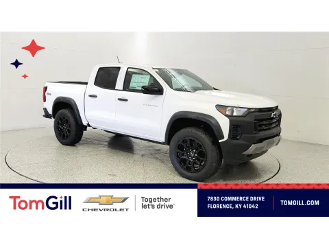 White 2026 Chevrolet Colorado 4WD Trail Boss for sale in Florence, KY