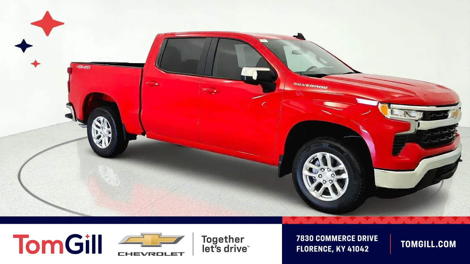 Red 2026 Chevrolet Silverado 1500 LT for sale in Florence, KY