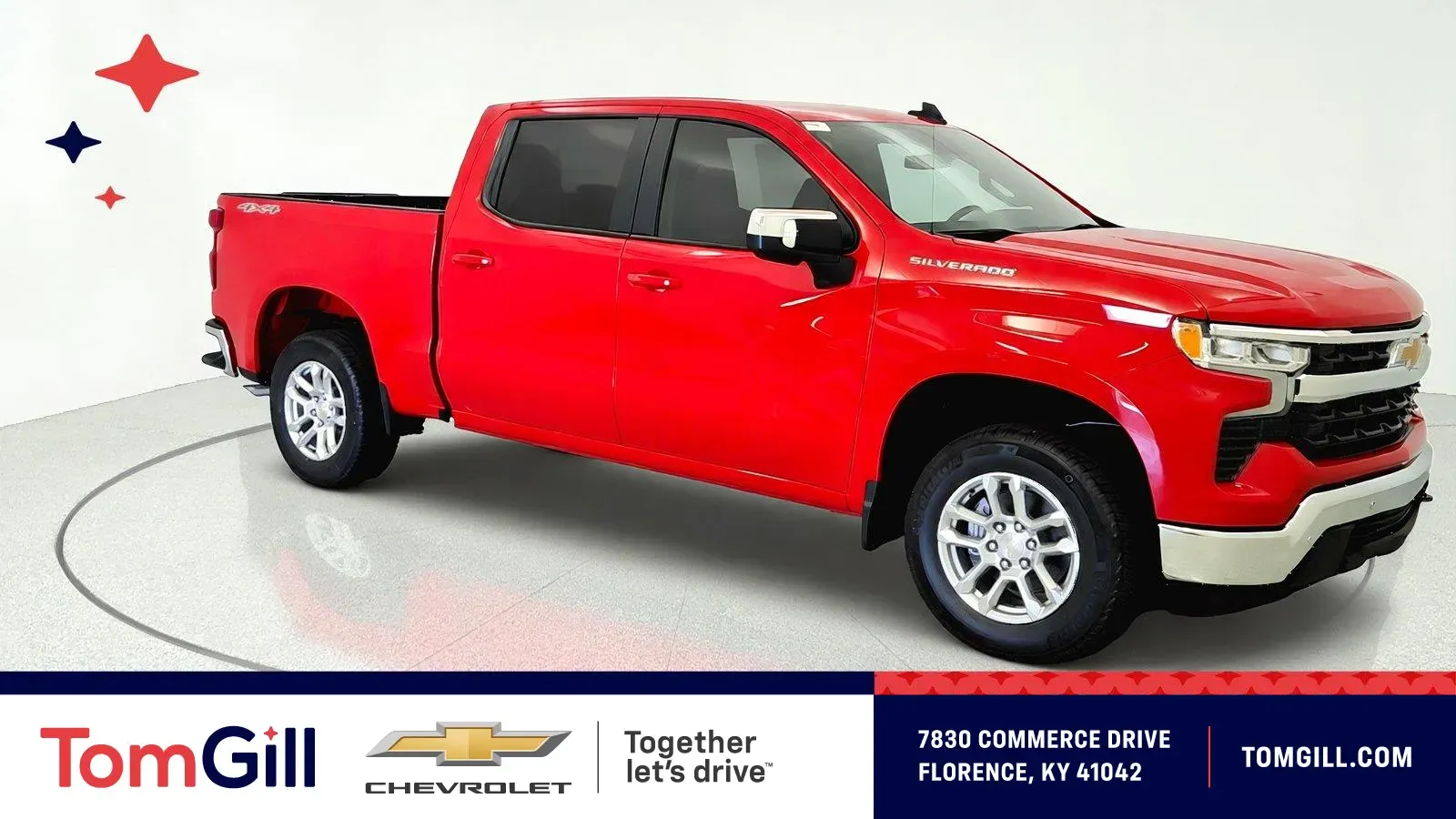 Red 2026 Chevrolet Silverado 1500 LT for sale in Florence, KY