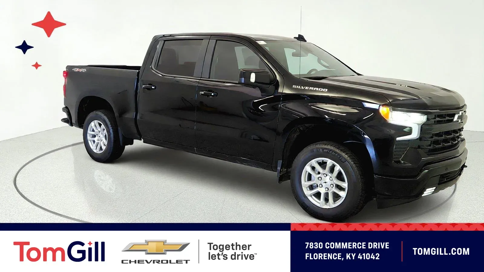 Black 2026 Chevrolet Silverado 1500 RST for sale in Florence, KY