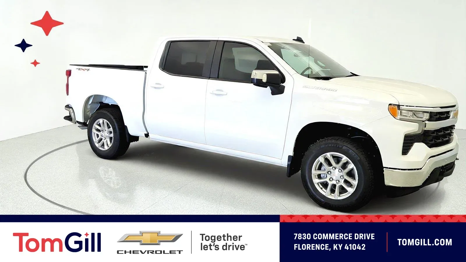 White 2026 Chevrolet Silverado 1500 LT for sale in Florence, KY