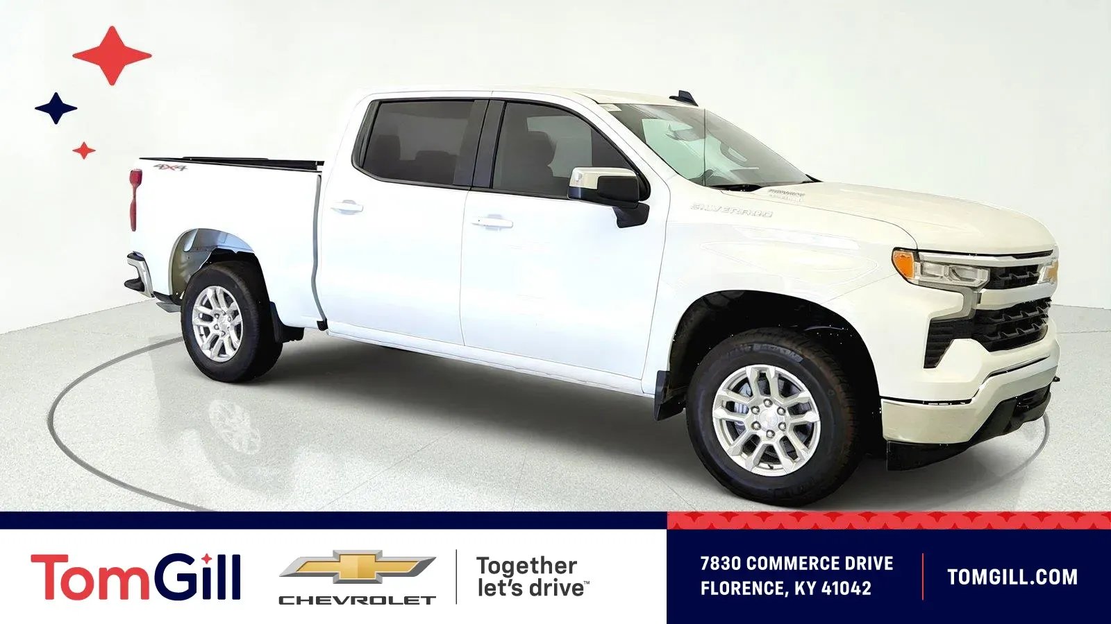 White 2026 Chevrolet Silverado 1500 LT for sale in Florence, KY
