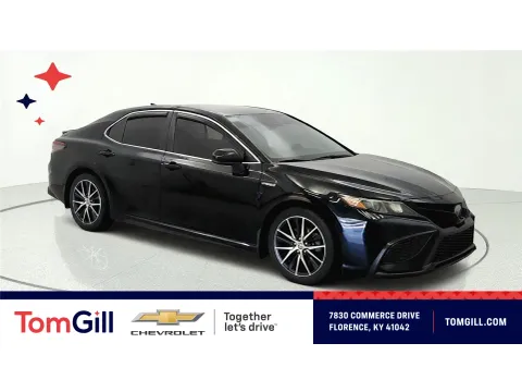 Black 2021 Toyota Camry Hybrid SE for sale in Florence, KY