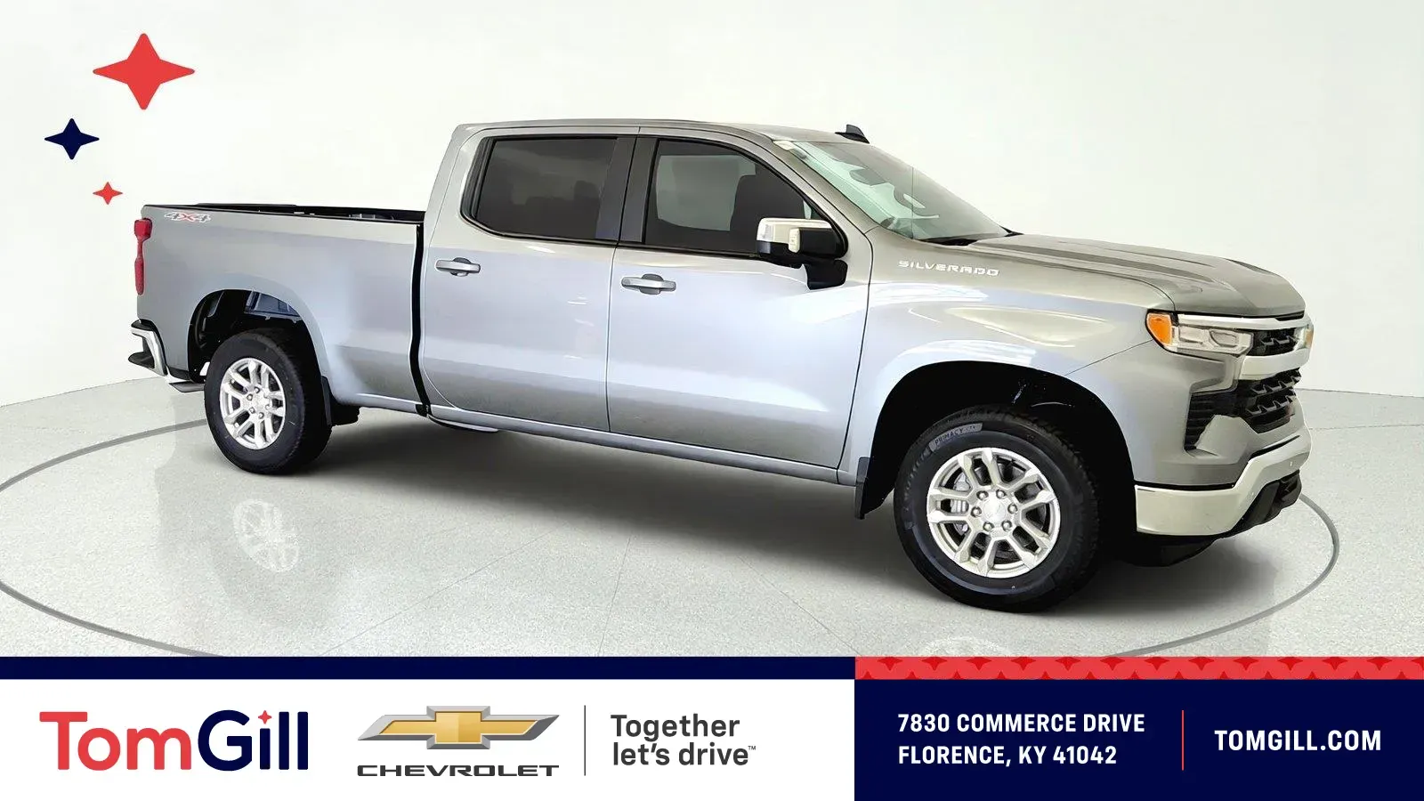 Gray 2026 Chevrolet Silverado 1500 LT for sale in Florence, KY