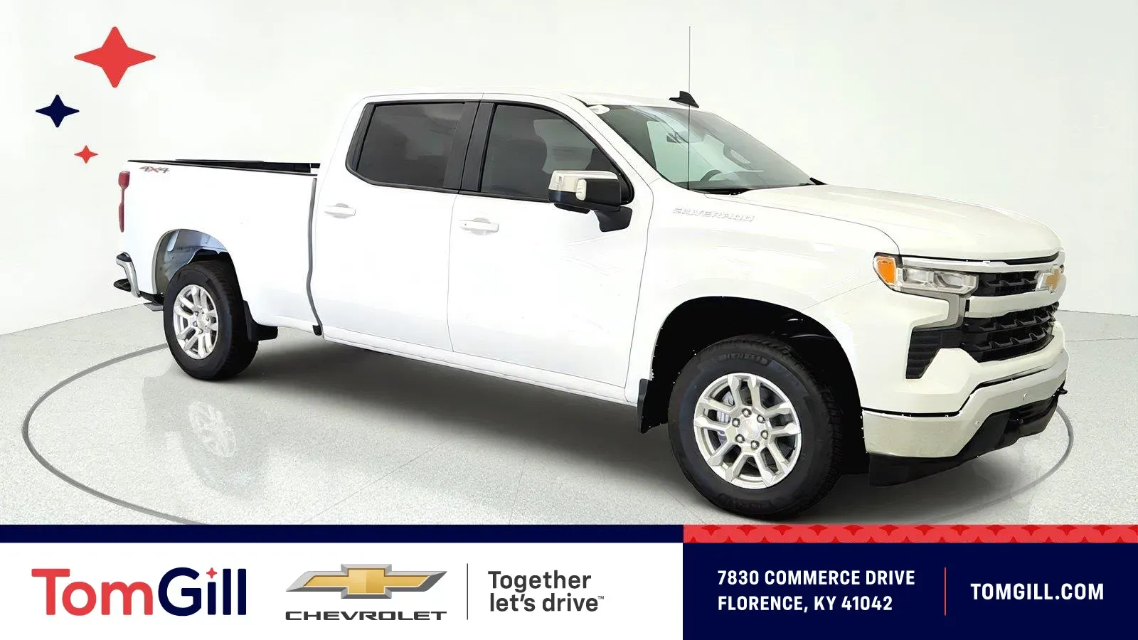 White 2026 Chevrolet Silverado 1500 LT for sale in Florence, KY