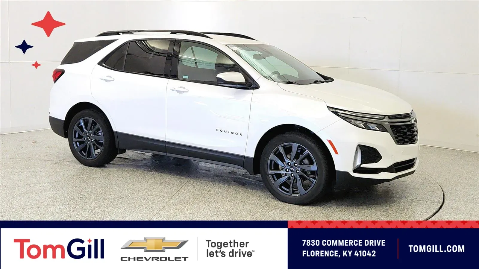 White 2022 Chevrolet Equinox RS for sale in Florence, KY