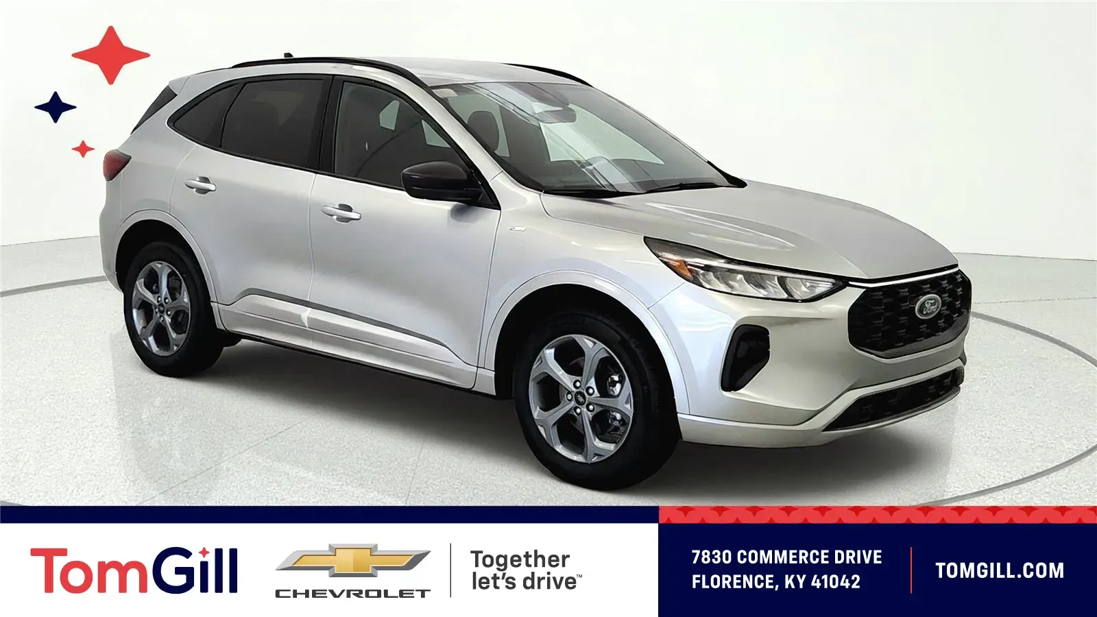 Silver 2024 Ford Escape ST-Line for sale in Florence, KY