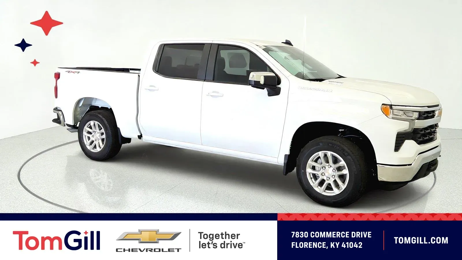 White 2026 Chevrolet Silverado 1500 LT for sale in Florence, KY