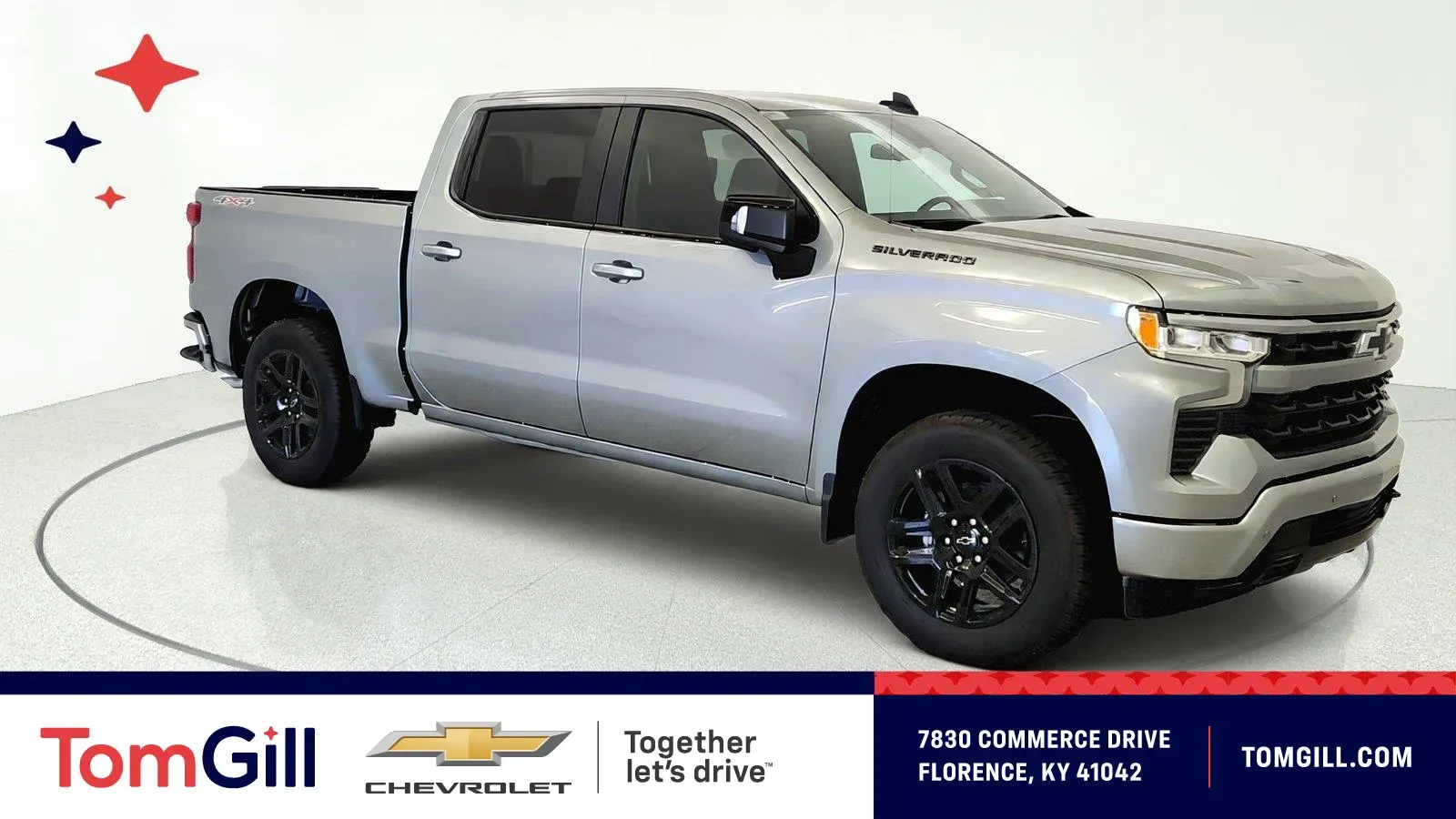 Gray 2026 Chevrolet Silverado 1500 RST for sale in Florence, KY