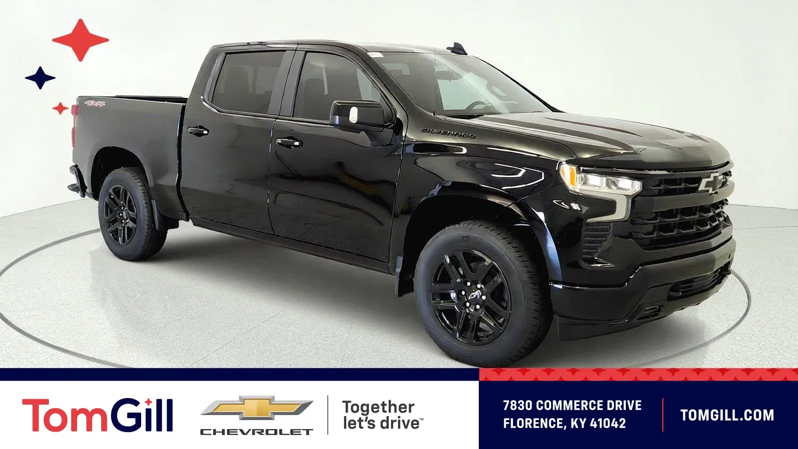 Black 2026 Chevrolet Silverado 1500 RST for sale in Florence, KY