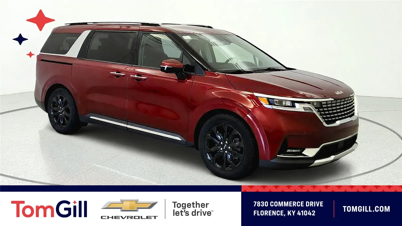 Red 2022 Kia Carnival SX Prestige for sale in Florence, KY