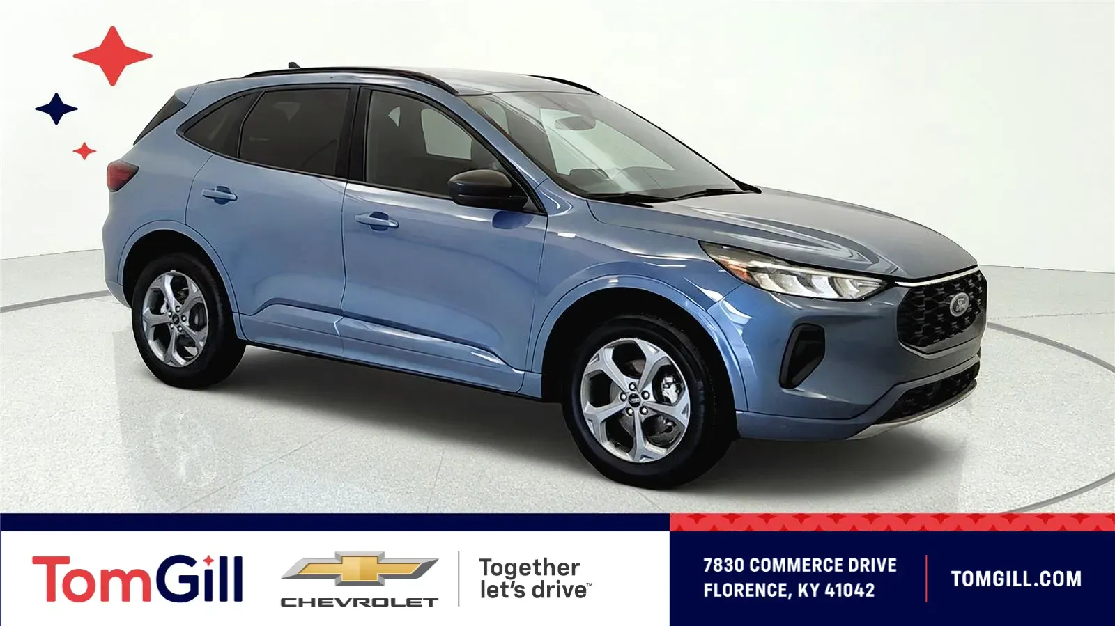 Blue 2024 Ford Escape ST-Line for sale in Florence, KY