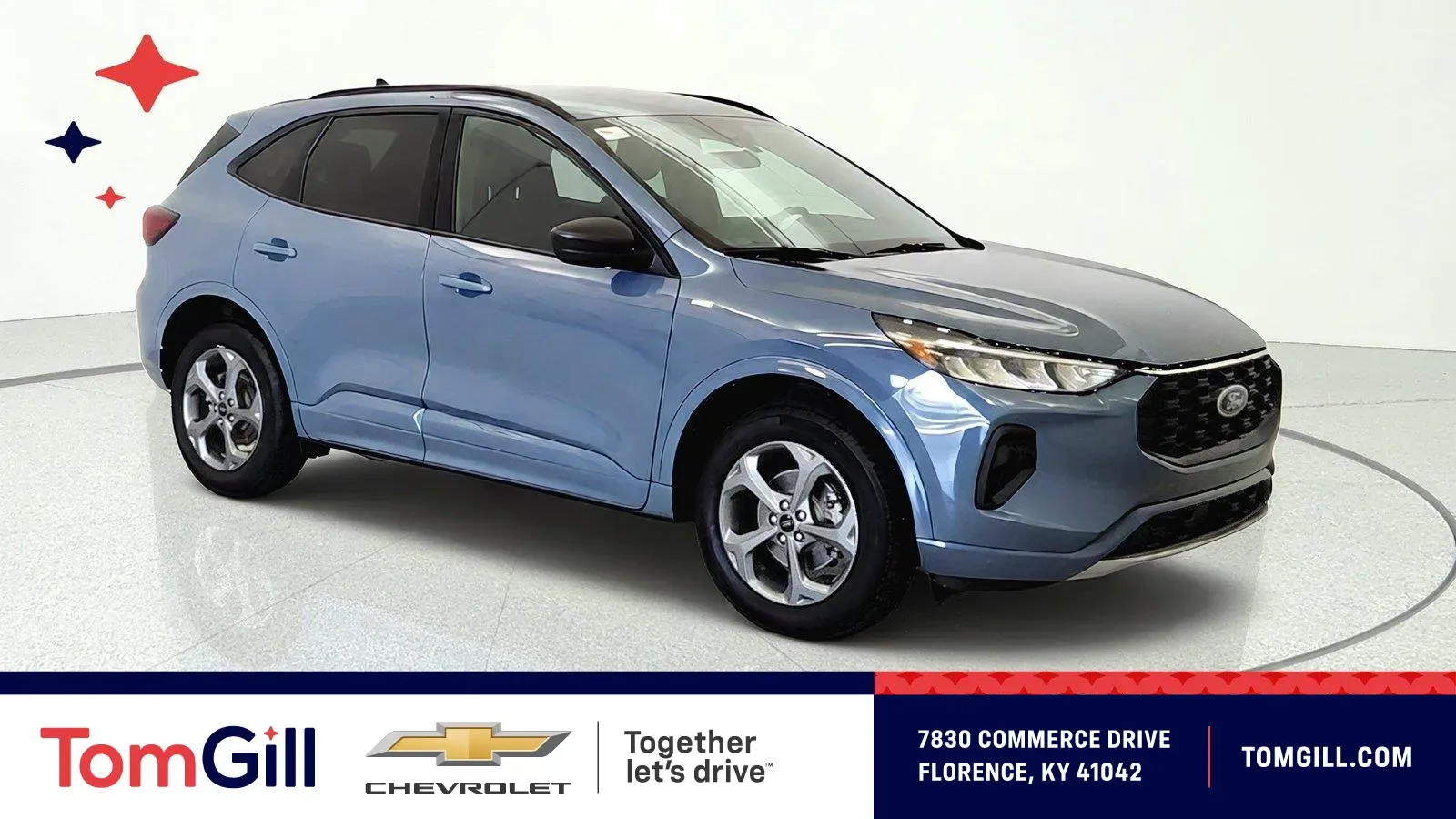 Blue 2024 Ford Escape ST-Line for sale in Florence, KY