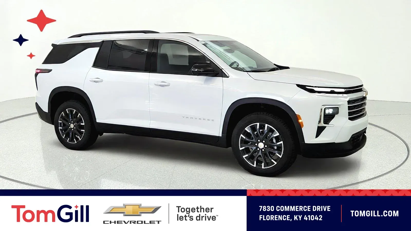 White 2026 Chevrolet Traverse FWD LT for sale in Florence, KY