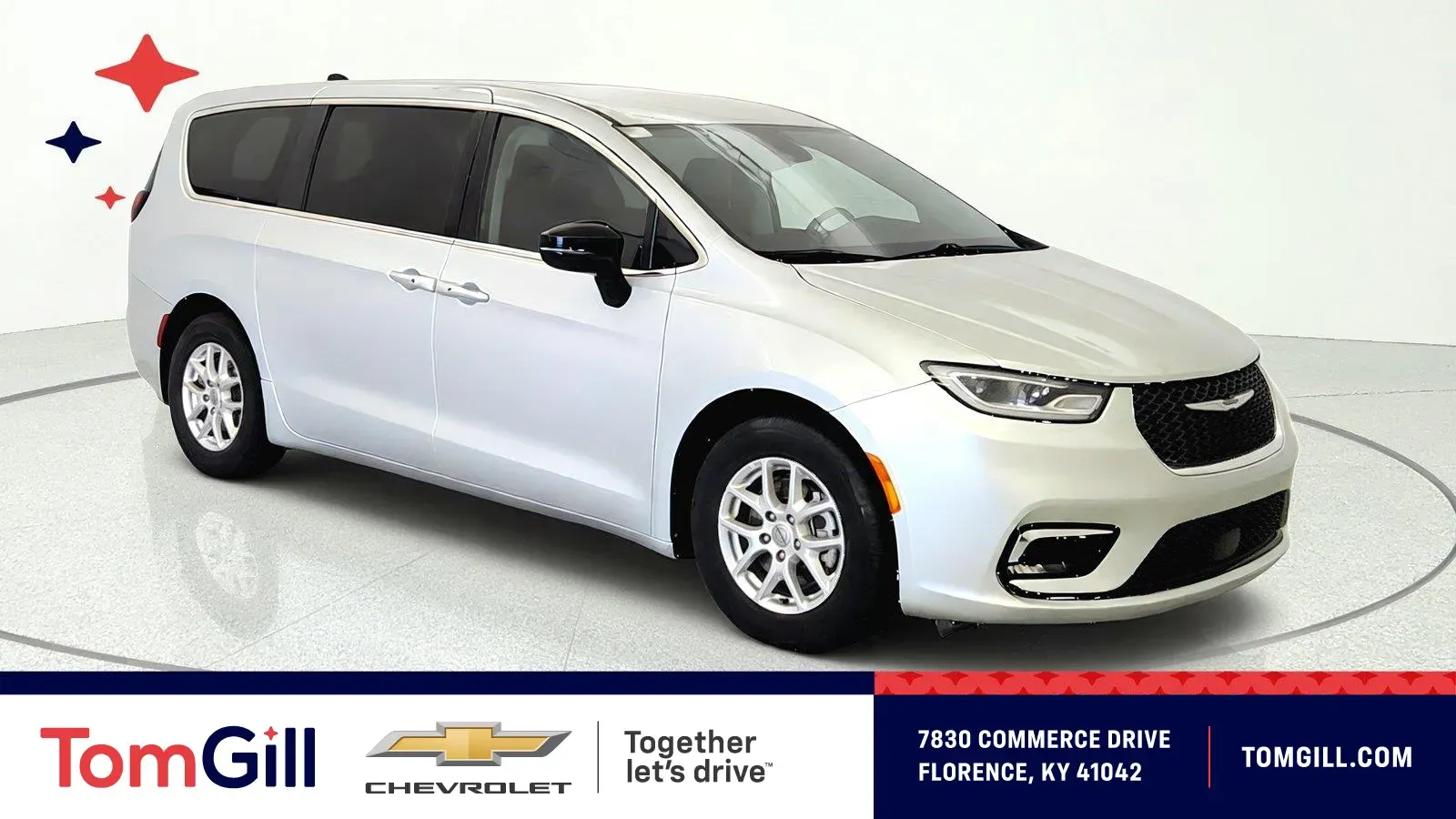 Silver 2024 Chrysler Pacifica Touring L for sale in Florence, KY
