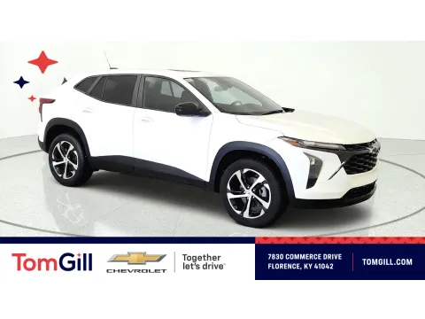 White 2024 Chevrolet Trax 1RS for sale in Florence, KY