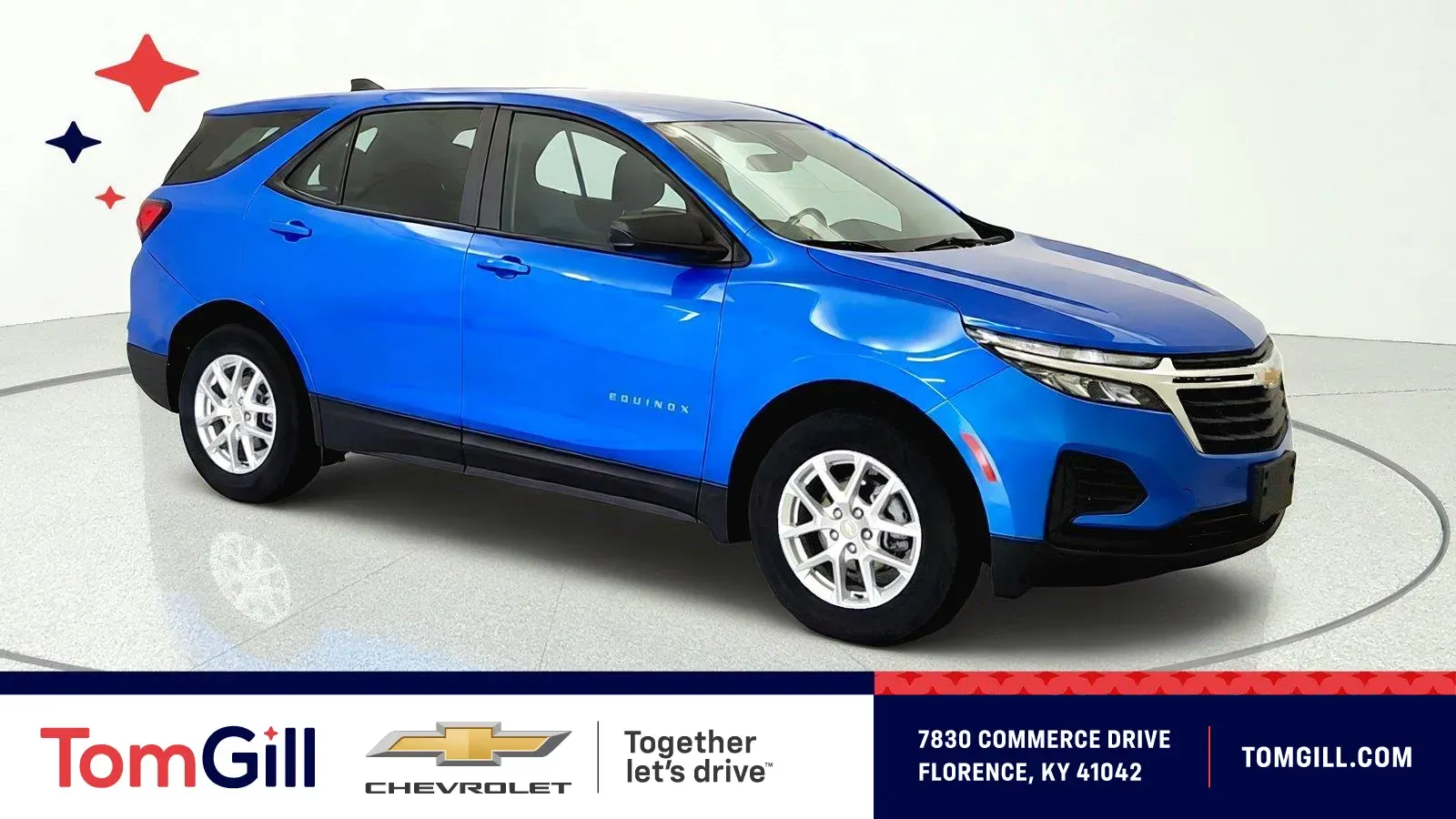 Blue 2024 Chevrolet Equinox LS for sale in Florence, KY