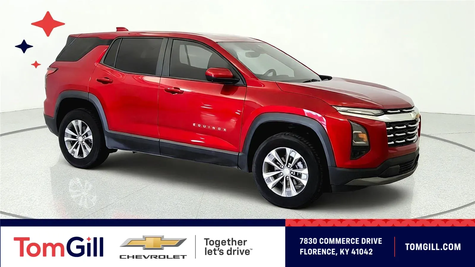 Red 2025 Chevrolet Equinox FWD LT for sale in Florence, KY