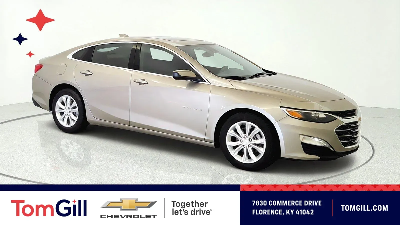 Gray 2024 Chevrolet Malibu LT for sale in Florence, KY