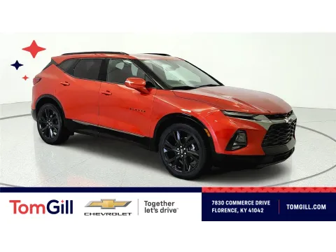 Orange 2021 Chevrolet Blazer RS for sale in Florence, KY