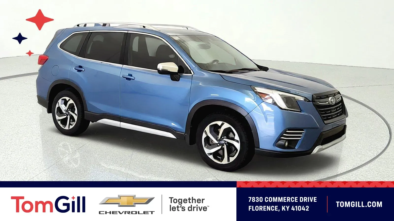 Blue 2023 Subaru Forester Touring for sale in Florence, KY